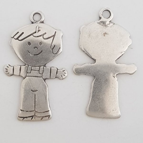 Childrens charm N&deg;34 Zamak (Silver plated)