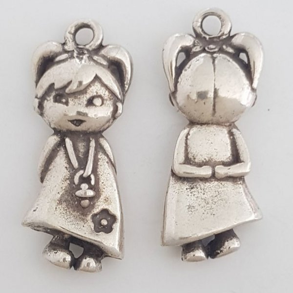 Childrens charm N&deg;37 Zamak (Silver plated)