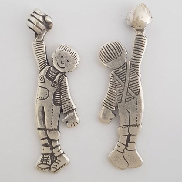 Children's charm N&deg;41-01 Zamak (Silver plated)