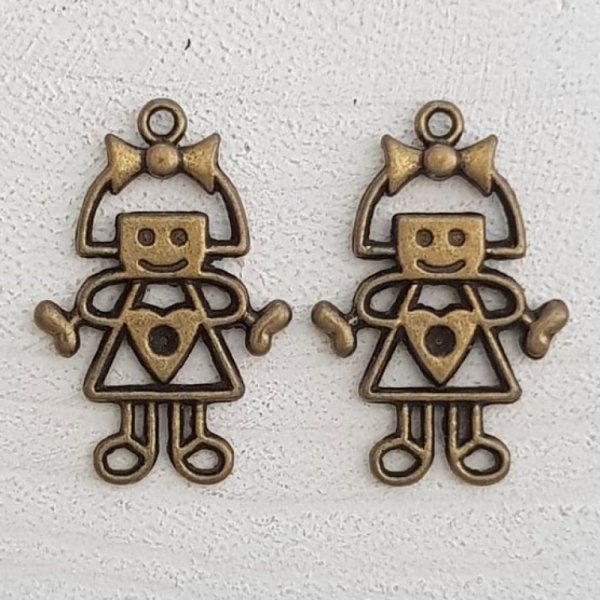 Charm Child N&deg;53 Girl Bronze