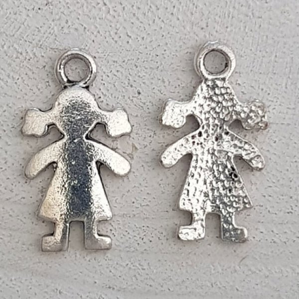 Childrens charm N&deg;56 Girl Silver