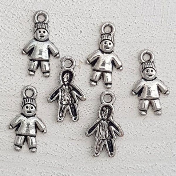 Childrens charm N&deg;58 silver boy