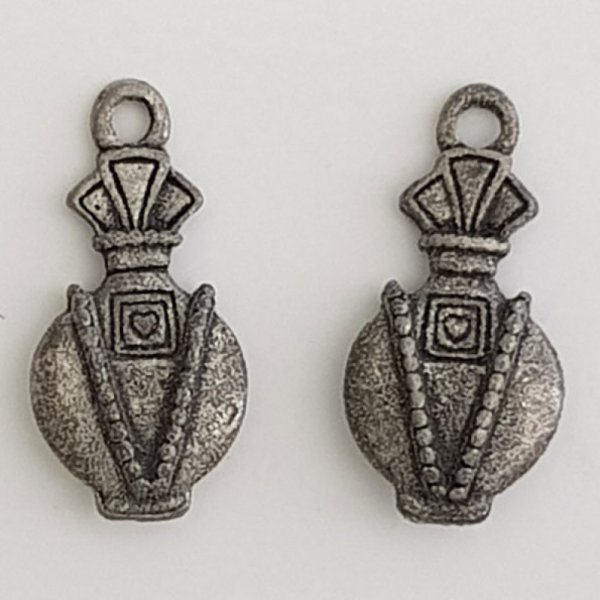 Charm Perfume bottle N&deg;02 Silver Matte