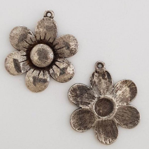 Flower Charm Metal N&deg;007 Copper