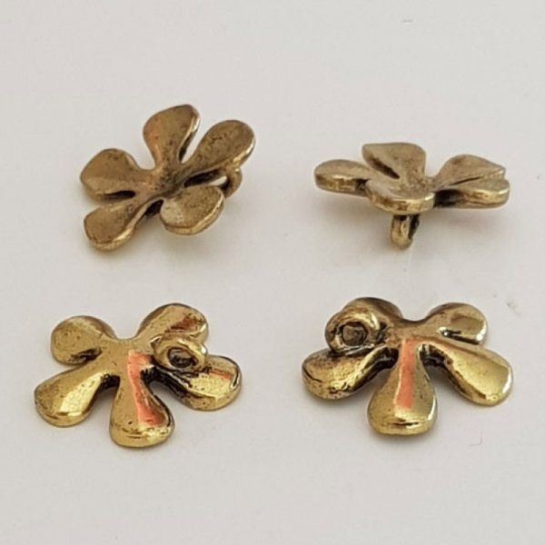 Flower Charm Metal N&deg;042 Gold