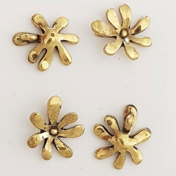 Flower Charm Metal N&deg;043 Gold