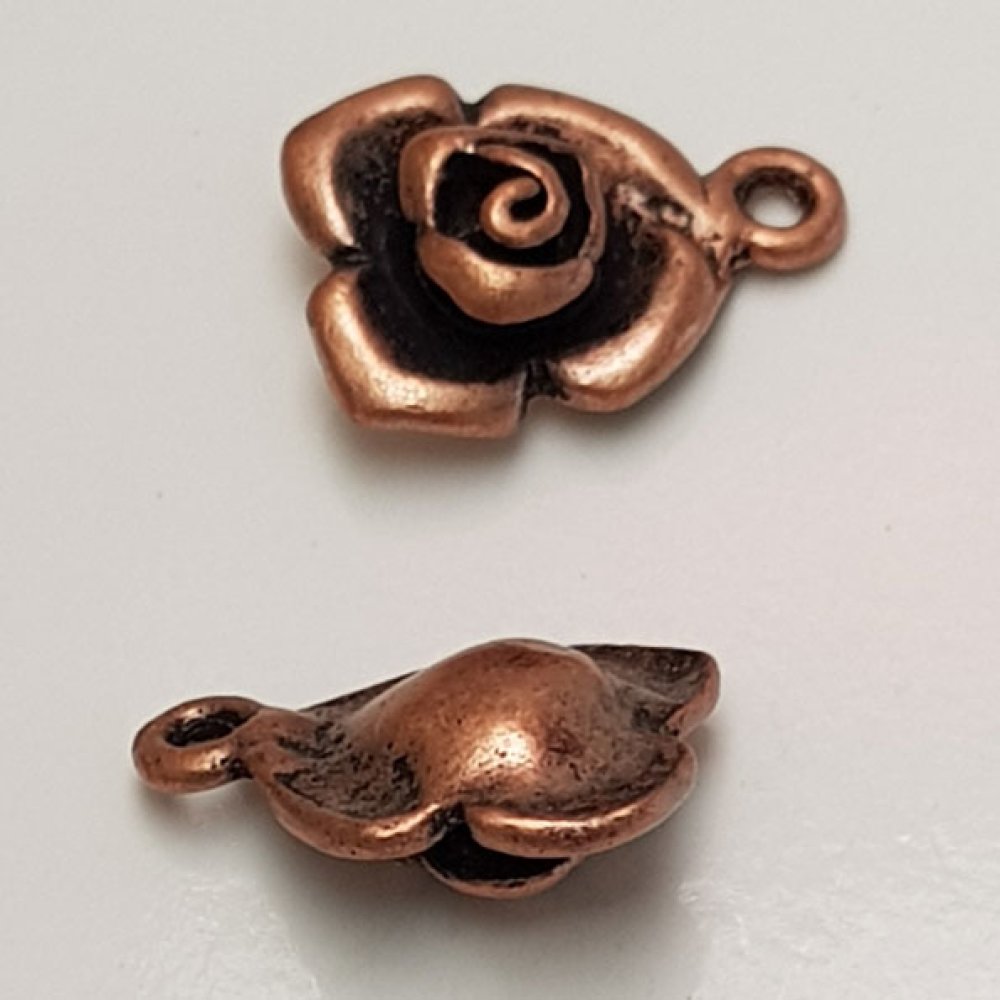 Flower Charm Metal N°045 Copper