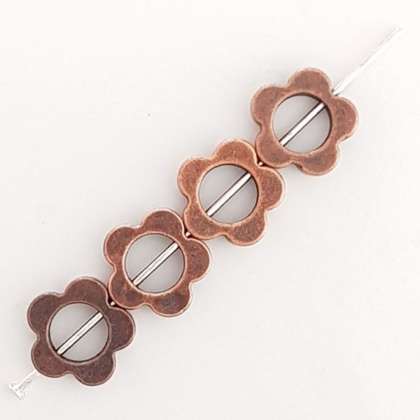 Flower Charm Metal N&deg;033 Copper