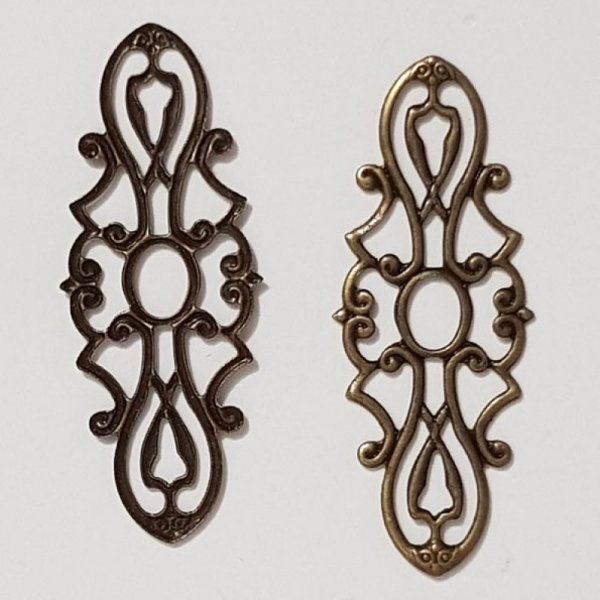 Flower Charm Metal N&deg;105 x 10 pieces