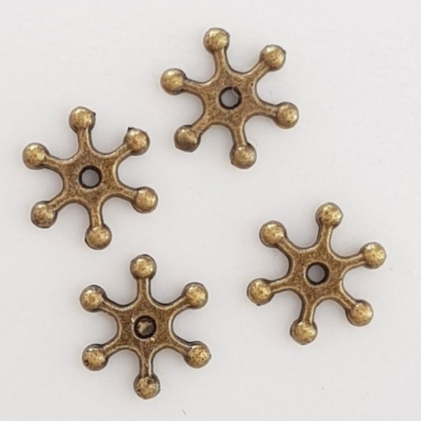 Flower Charm Metal N&deg;109 Bronze