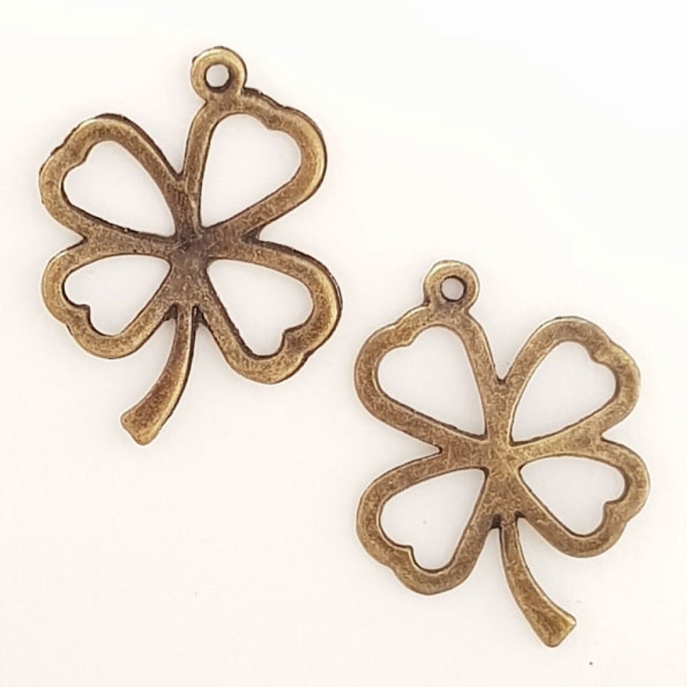 Flower Charm Metal N°117 Bronze