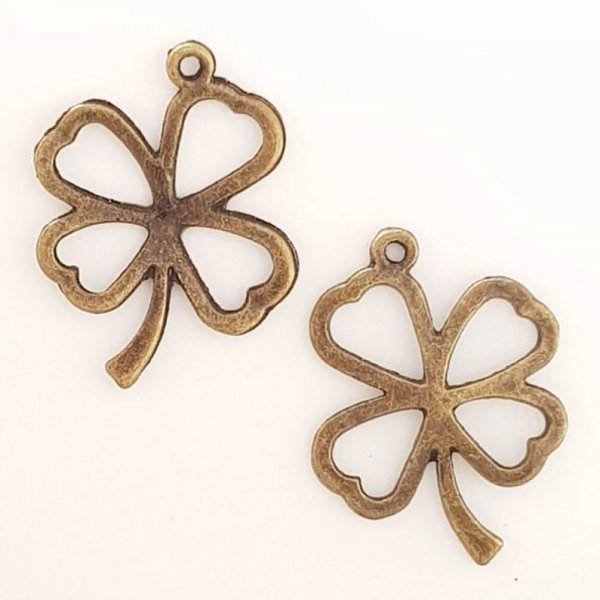 Flower Charm Metal N&deg;117 Bronze