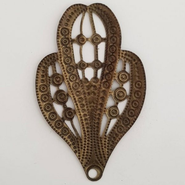 Flower Charm Metal N&deg;118 Bronze