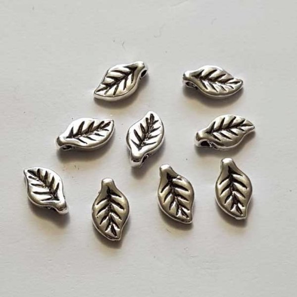 Breloque Fleur M&eacute;tal N&deg;121 Argent