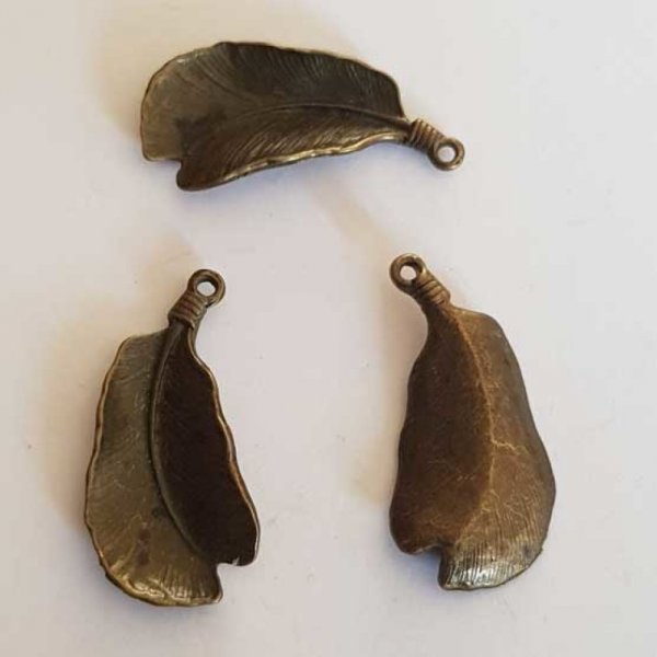 Breloque Fleur M&eacute;tal N&deg;169 Bronze