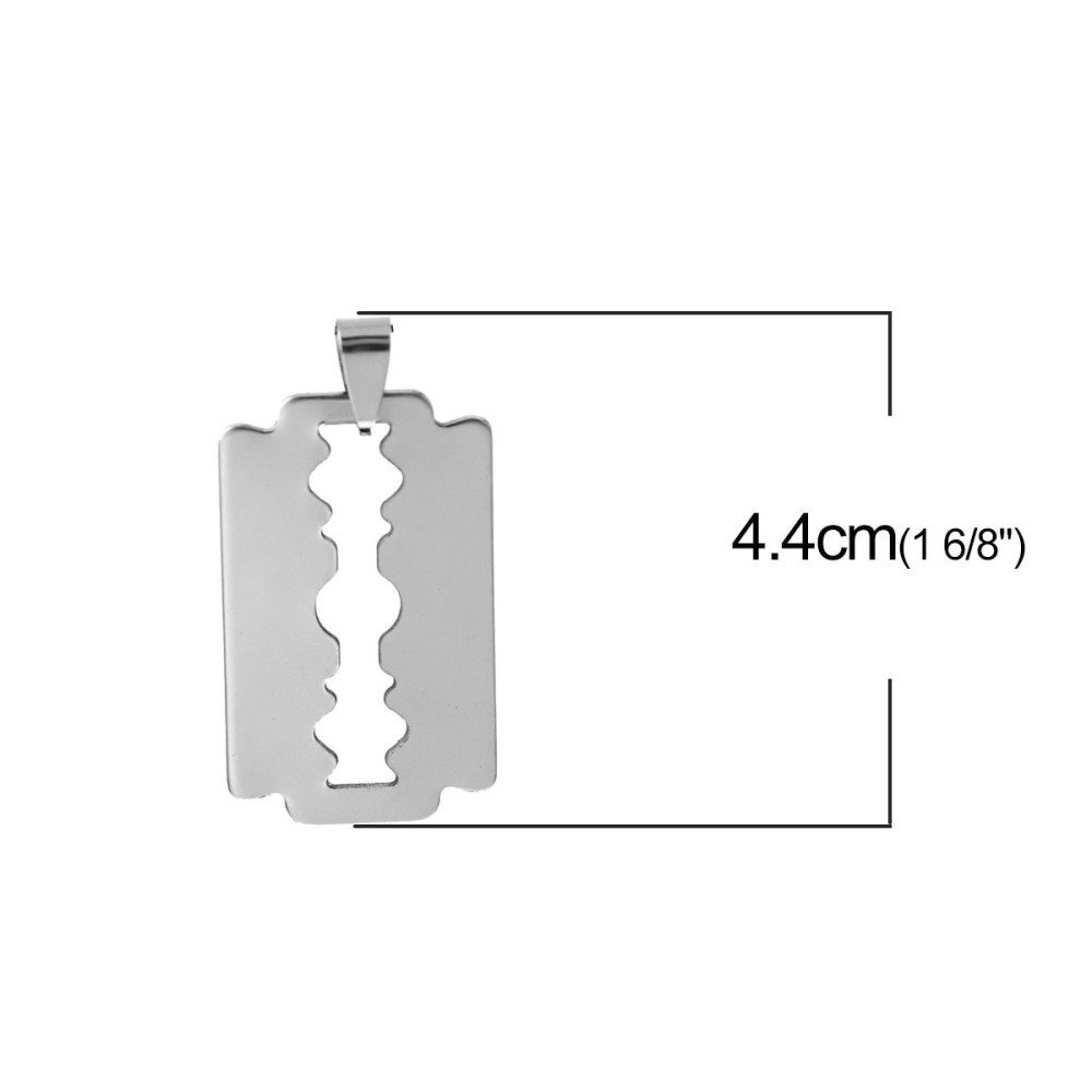 Stainless steel 304 blade charm