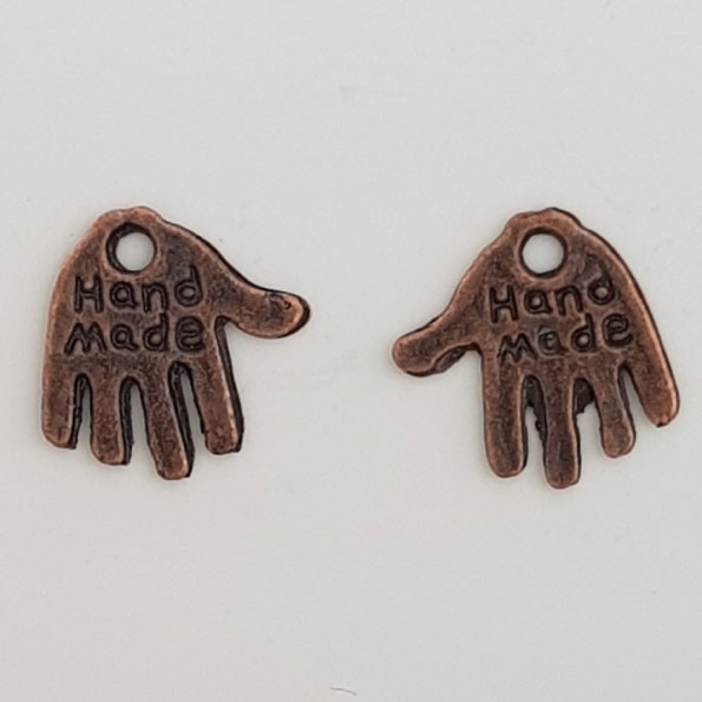 Hand charm "MADE HAND" N°01 Copper