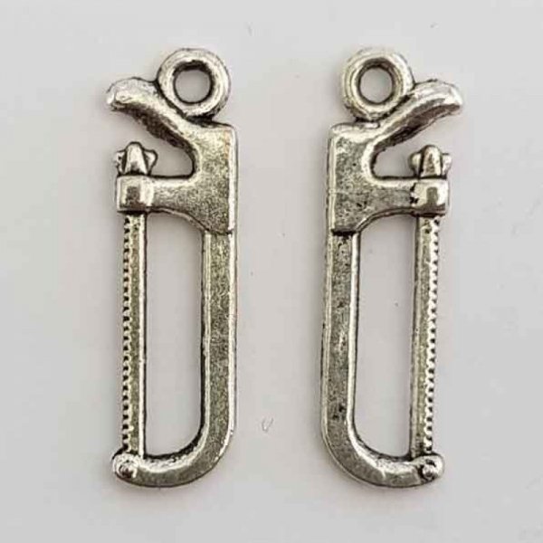 Charm Tool Saw N&deg;01 Silver