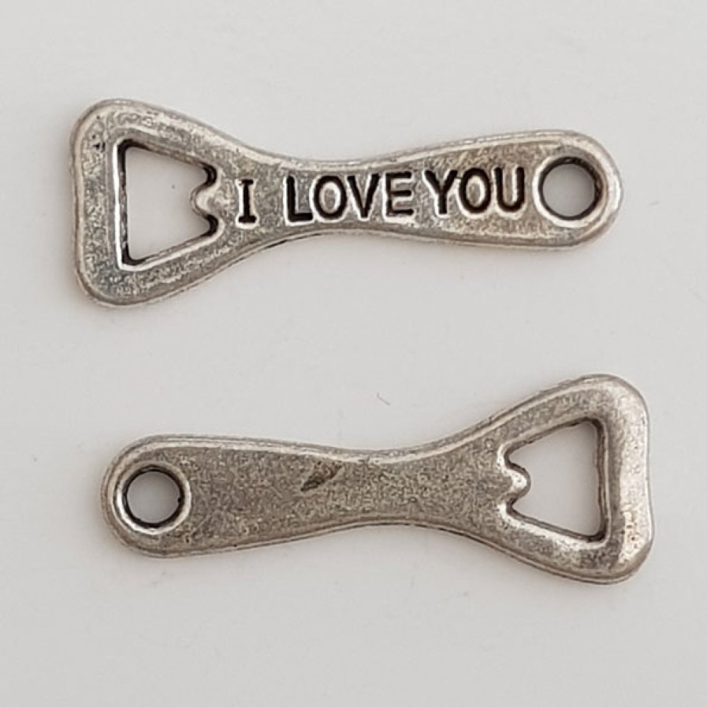 Charm Bottle Opener Bottle Opener Cap N°01 Silver