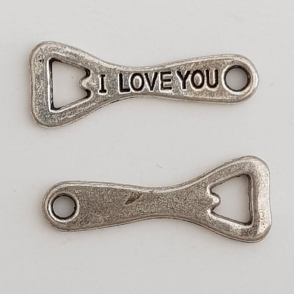 Charm Bottle Opener Bottle Opener Cap N&deg;01 Silver