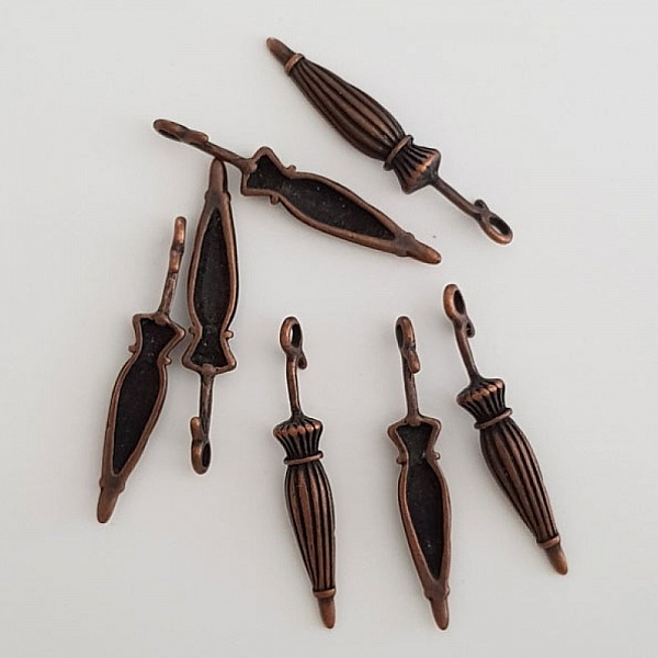 Umbrella charm N&deg;02 Copper