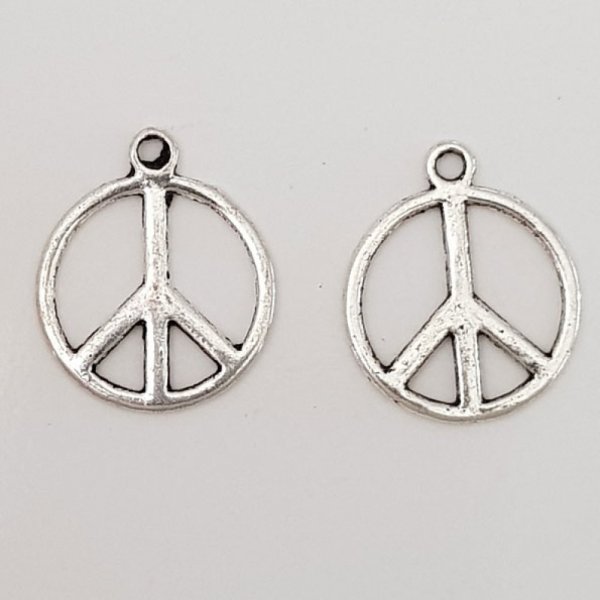 Peace &amp; Love Charm N&deg;05 Silver 