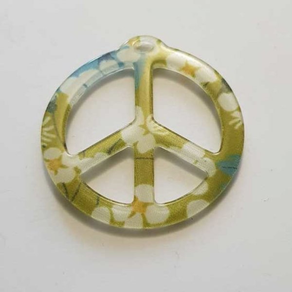 Breloque Peace & Love N&deg;17 Vert