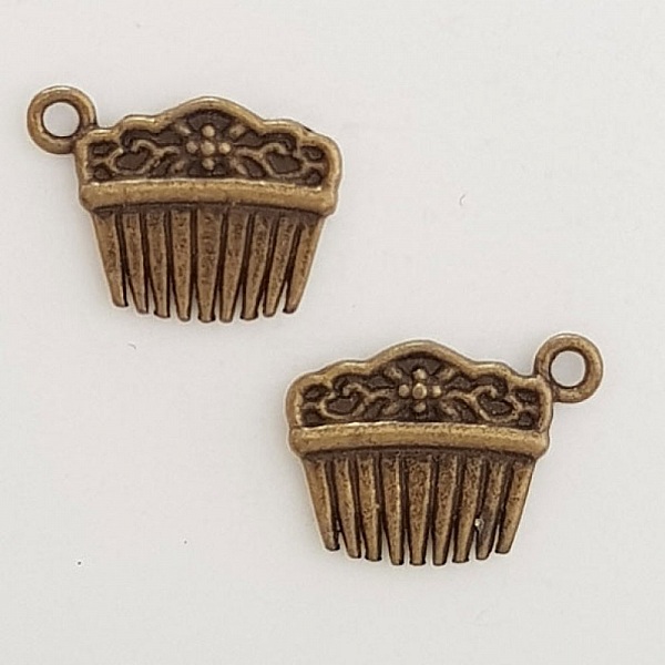 Hair comb charm N&deg;02 Bronze