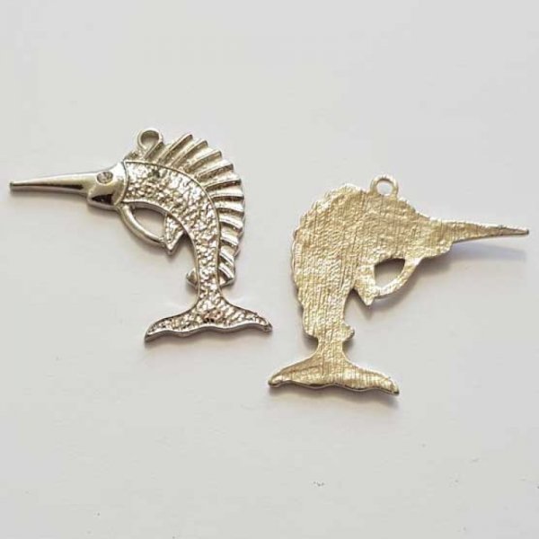 Breloque Poisson N&deg;08 Argent