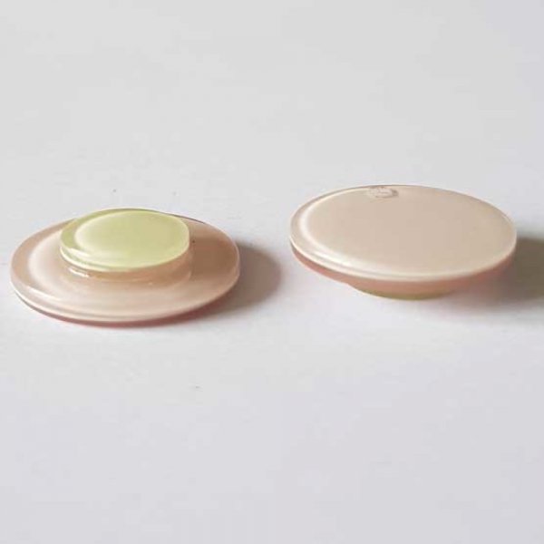 Breloque Ronde 18 mm 04 Bi Couleur