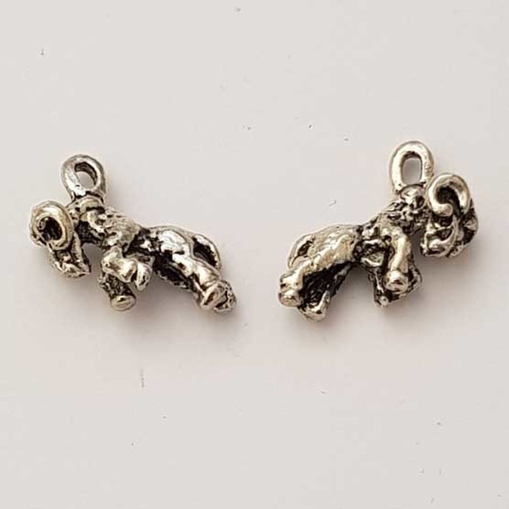 Zodiac sign charm Aries Silver Metal N°01