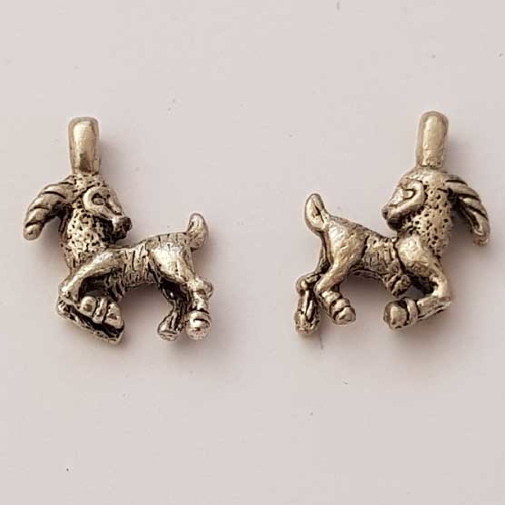 Zodiac sign charm Capricorn Silver Metal N°01