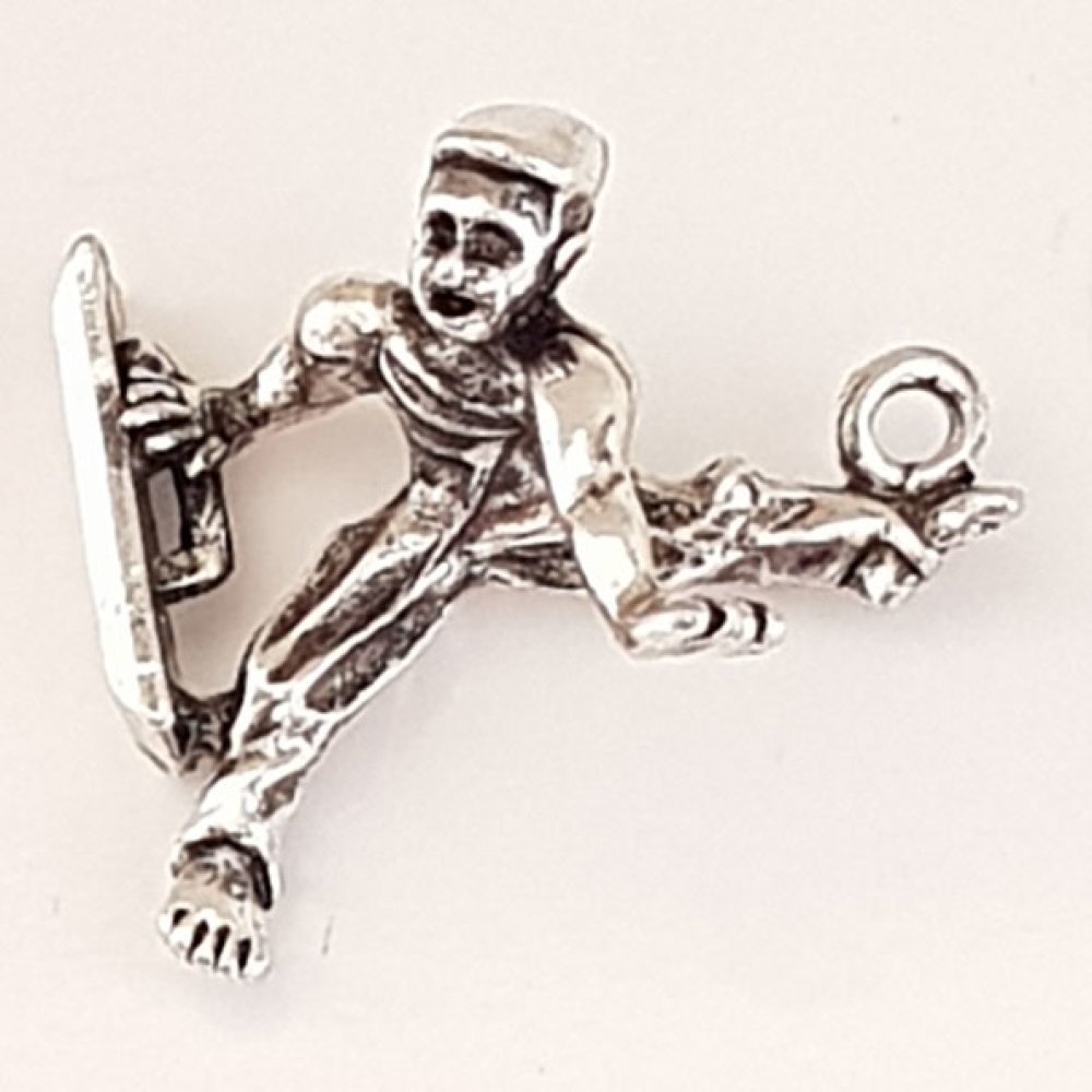 Silver Pommel Horse Sport Charm