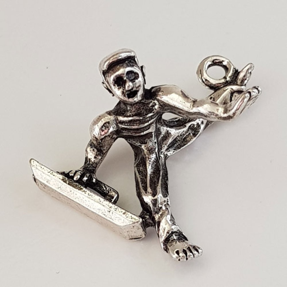 Silver Pommel Horse Sport Charm