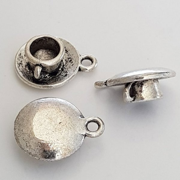 Charm Cup and Saucer N&deg;04 Silver Kitchen