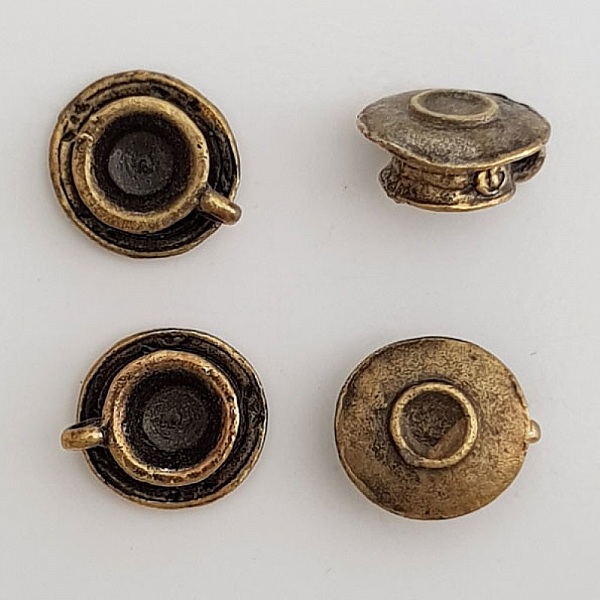 Charm Cup and Saucer N&deg;01 kitchen Old Gold