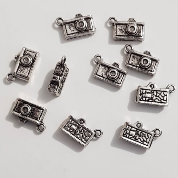 Camera charm N&deg;03 Silver