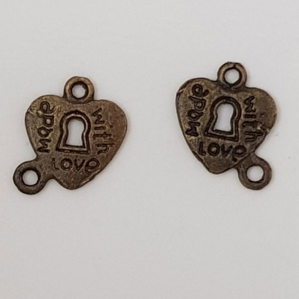 Charm padlock lock N&deg;10 Copper