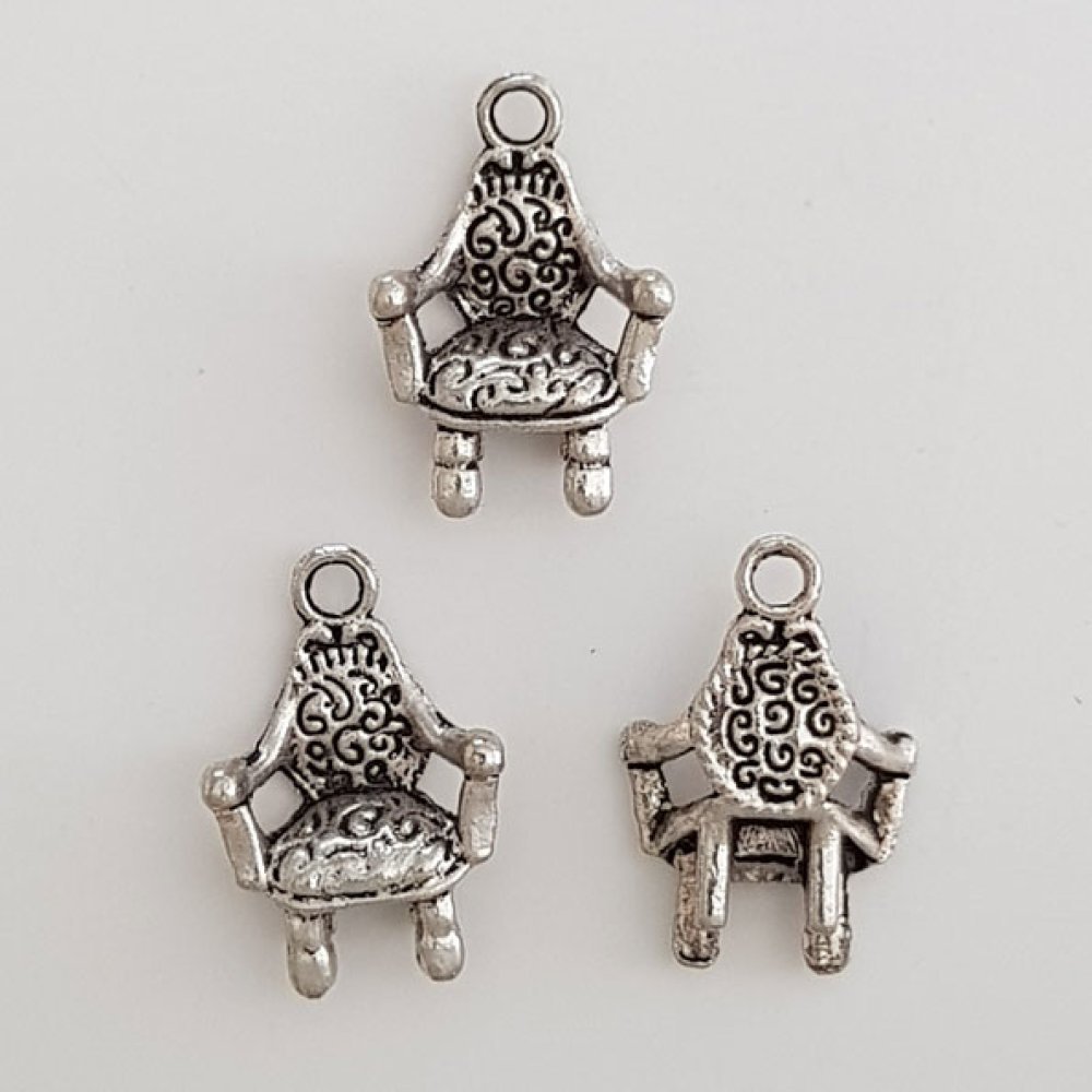 Throne chair charm N°03 Silver