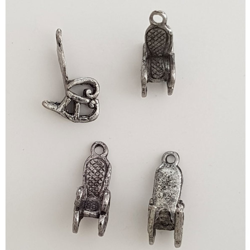 Throne chair charm N°04 Silver