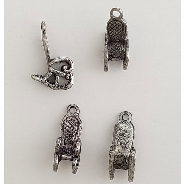 Throne chair charm N&deg;04 Silver