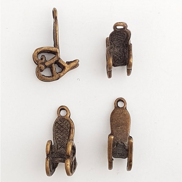 Throne chair charm N&deg;04 Bronze