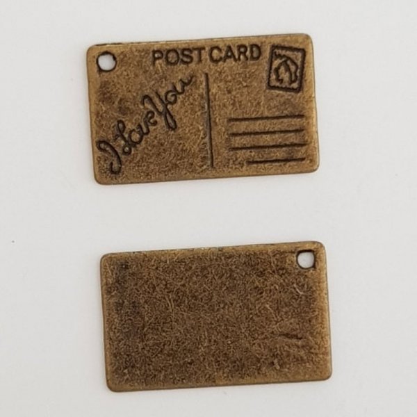 Envelope charm N&deg;01 Bronze