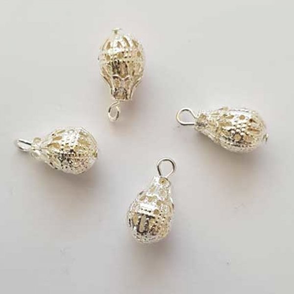 Openwork silver charm N&deg;01-01
