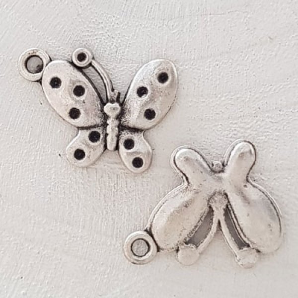 Butterfly charm N&deg;14 Silver