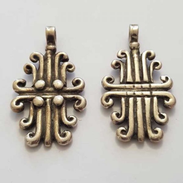 Breloque pendentif Argent en Zamac N&deg;003