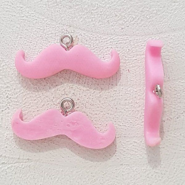 Pendant Moustache N&deg;11 Pink