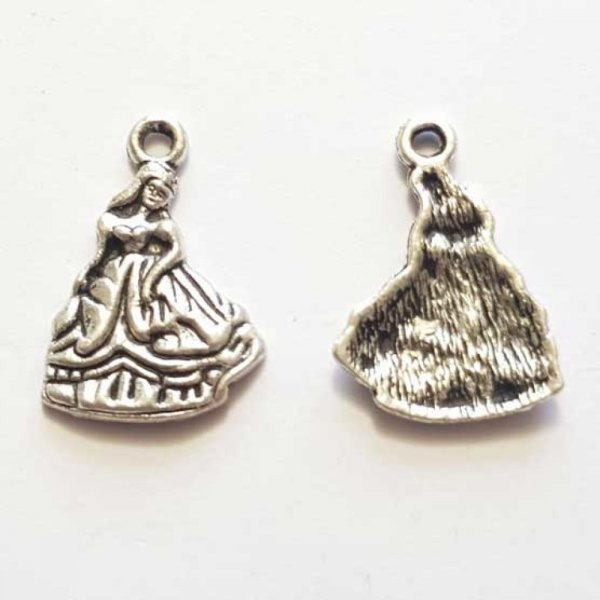 Breloque princesse N&deg;01 Argent