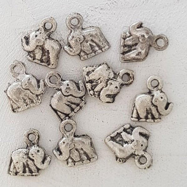 Elephant Charm N&deg;02 x 2 pieces