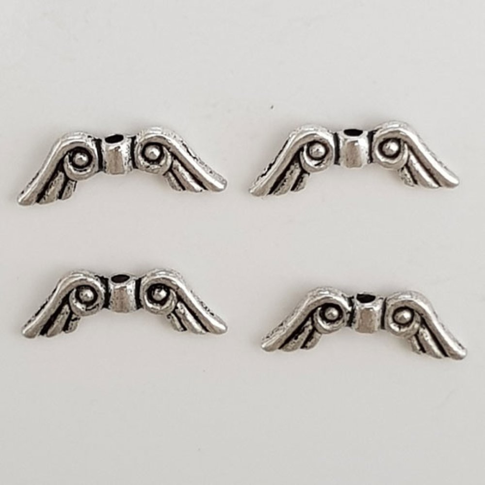 Wings Charms N°02 Silver